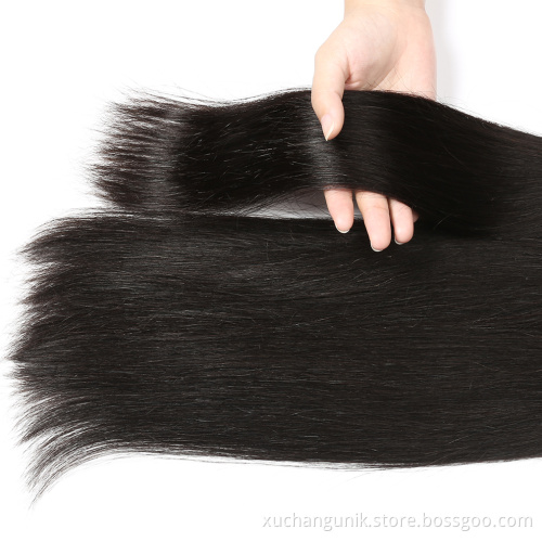 Uniky Mink Brazilian Virgin 100 Human Hair Bundles 12A Straight Virgin Unprocessed Hair vendors